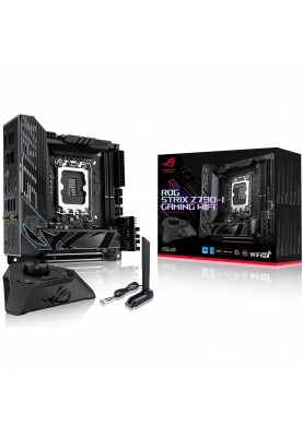 ASUS Материнcька плата ROG STRIX Z790-I GAMING WIFI s1700 Z790 2xDDR5 M.2 HDMI Thunderbolt Wi-Fi BT mITX