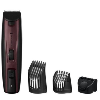Remington Тример Beard Kit, для бороди, вусів і голови, акум., титан.напив., бордовий