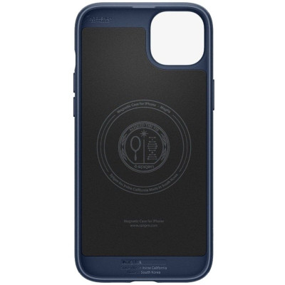 Spigen Чохол для Apple iPhone 15 Mag Armor MagFit, Navy Blue