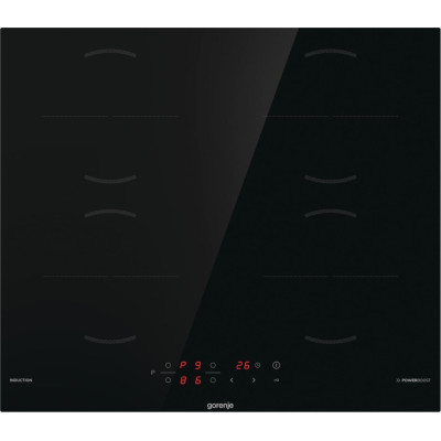 Gorenje Варильна поверхня індукційна, 60см, PowerBoost, TouchControl, чорний Gorenje Варильна поверхня індукційна, 60см, PowerBoost, TouchControl, чорний