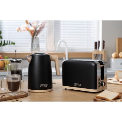 ARDESTO Тостер T-F420BWD, 800Вт, метал, 2 слоти, чорний
