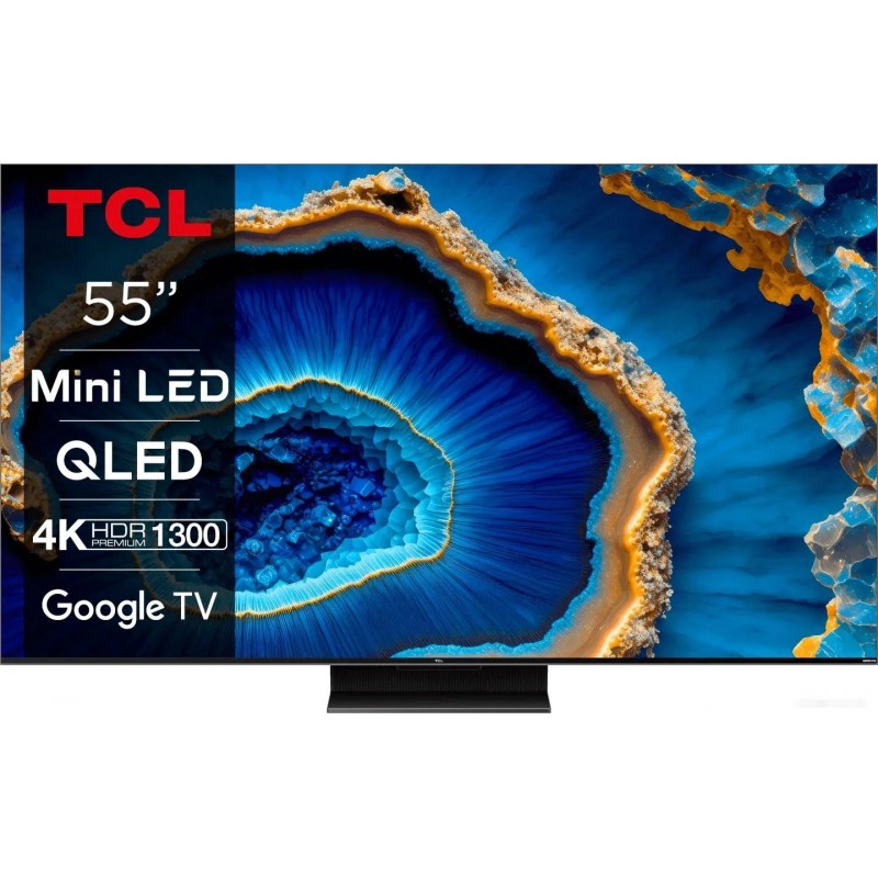 TCL Телевізор 55" MiniLED 4K 144Hz Smart Google TV Titan ONKYO sound