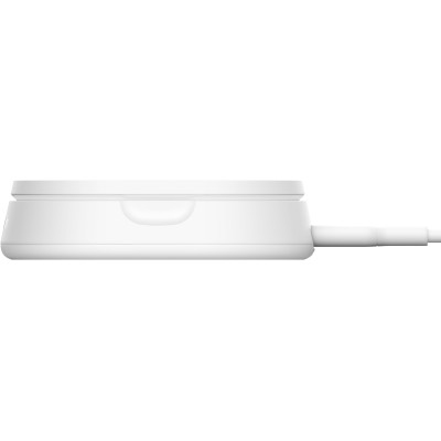 Belkin Зарядний пристрій бездротовий 15Вт Magnetic Stand Qi2, адаптер 20Вт USB-C, білий