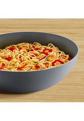 Tefal Сковорода ВОК Halo, 28см, алюміній, бакеліт, сірий