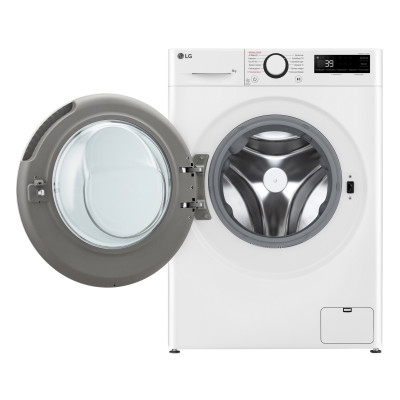 LG Пральна машина фронтальна, 8кг, 1200, A, 48см, дисплей, пара, інвертор, білий