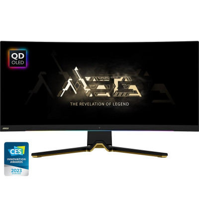 MSI Монітор 34.18" MEG342C-QD 2xHDMI, DP, USB-C, 4xUSB, Audio, OLED, 3440x1440, 21:9, 175Hz, 0.03ms, DCI-P3 99.3%, CURVED, FreeSync, HAS, HDR400