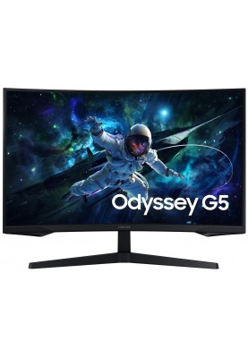 Samsung Монітор 31.5" Odyssey G55C 2xHDMI, DP, VA, 2560x1440, 165Hz, 1ms