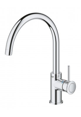 Grohe Змішувач для кухні BauClassic, довж.виливу - 223мм, поворотний, 1важіль, хром