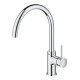 Grohe Змішувач для кухні BauClassic, довж.виливу - 223мм, поворотний, 1важіль, хром