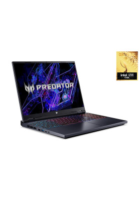 Acer Ноутбук Predator Helios Neo 16 PHN16-72 16" WQXGA, Intel i9-14900HX, 32GB, F1TB, NVD4070-8, Lin, чорний
