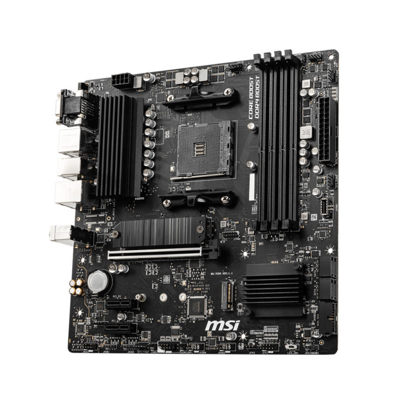 MSI Материнcька плата B550M PRO-VDH sAM4 B550 4xDDR4 M.2 HDMI DP D-Sub mATX