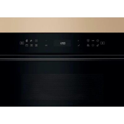 Whirlpool Мікрохвильова піч вбудована, 31л, електронне упр., 1000Вт, гриль, дисплей, чорний