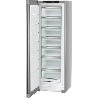 Liebherr Морозильна камера, 185.5x59.7х67.5, 271л, 1дв., D, NF, диспл внутр., сірий