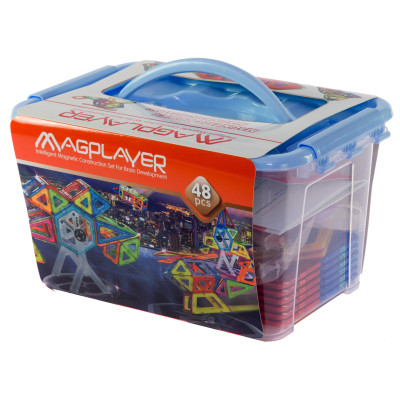 MagPlayer Конструктор магнітний 48 од. (MPT-48) MagPlayer Конструктор магнітний 48 од. (MPT-48)