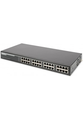 Digitus PoE-Інжектор 16-Port PoE+, 10/100/1000 Mbps, Output max. 48V, 250W