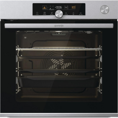 Gorenje Духовий шафа електричний, 77л, A+, пара, дисплей, готування на різних рівнях, нерж