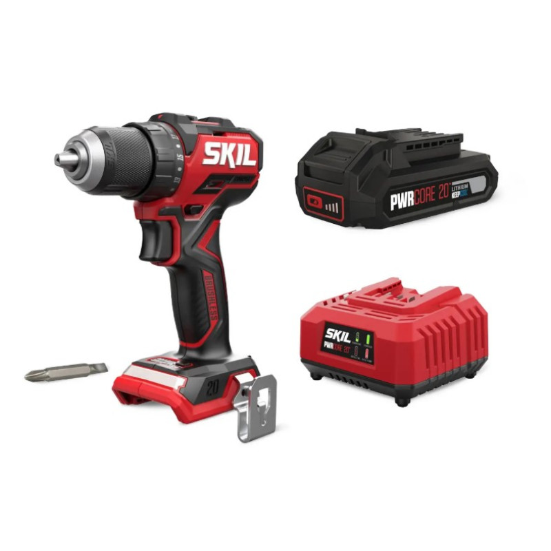 Skil Шурупокрут-дриль акумуляторний 3065 CA Compact 20В безщітковий 1х2.5А·год 60Нм 500·1800об·хв 0.9кг