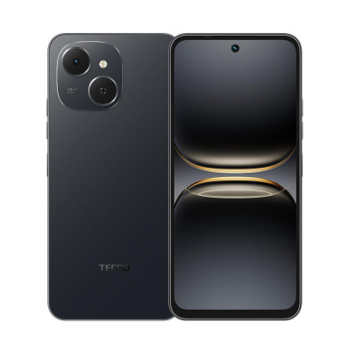 TECNO Смартфон Spark 40C (KM4k) 6.67" 4/128ГБ, 2SIM, 6000мА • рік, Ink Black