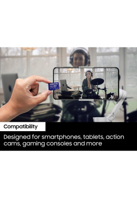 Samsung Карта пам'яті microSDXC 512GB C10 UHS-I R180MB/s PRO Plus