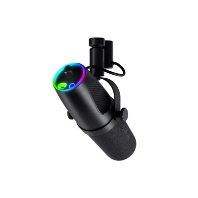 Cherry Xtrfy Мікрофон геймінговий NGALE X, Cardioid, USB-A, 2м, RGB, чорний