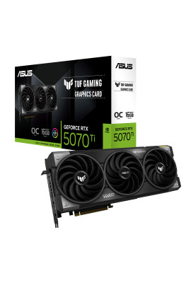 ASUS Відеокарта GeForce RTX 5070 TI 16GB GDDR7 OC TUF-RTX5070TI-O16G-GAMING