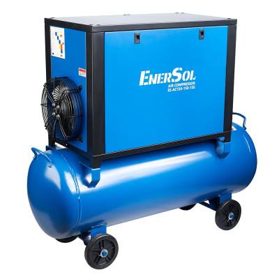 EnerSol Компресор повітряний гвинтовий ES-AC720-150-1SS 4кВт, 150л, 720л/хв, 10бар, 127кг