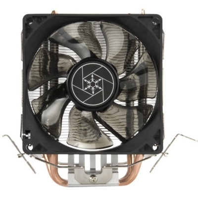 SilverStone Процесорний кулер KRYTON KR03 LED, LGA1366, 1200, 115X, 775, AM5, AM4, AM3, AM3+, AM2, AM2+, FM1, FM2, TDP65W