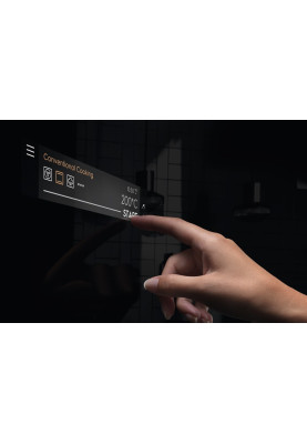 Electrolux Духова шафа електрична, 71л, A++, дисплей, конвекція, піроліз, телескопічні напрямні, чорний матовий