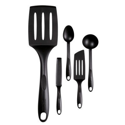 Tefal Набір кухонних аксесуарів Bienvenue, 5шт, пластик, чорний