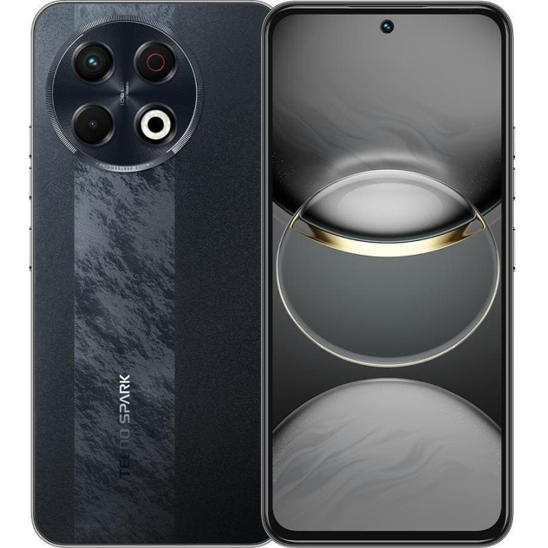TECNO Смартфон Spark 30 PRO (KL7) 6.78" 8/256ГБ, 2SIM, 5000мА•год, Obsidian Edge