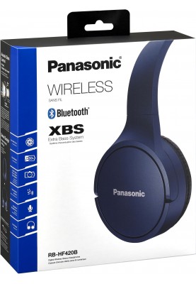 Panasonic Навушники RB-HF420BGEA On-ear Wireless Mic Синій