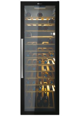 Candy Холодильник для вина, 146x49х55, холод.відд.-198л, зон - 1, бут-82, ST, дисплей, чорний
