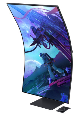 Samsung Монитор 57" Odyssey ARK 2nd Gen. G97NC HDMI, DP, USB, BT, VA, 3840x2160, 165Hz, 1ms
