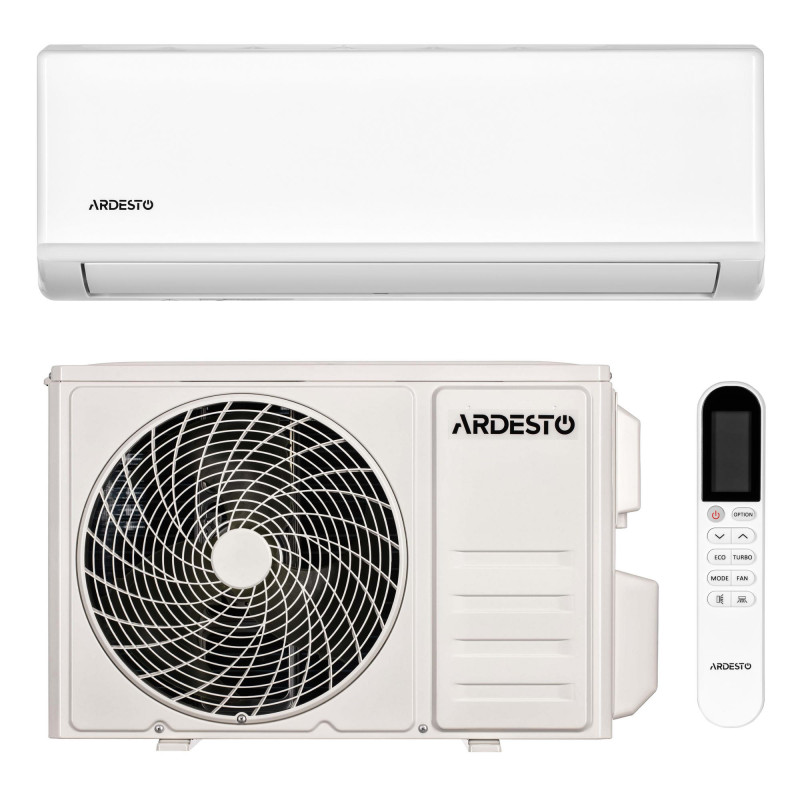 ARDESTO Кондиціонер ARD-E09-R32, 25 м2, on/off, A/A, до -7°С, R32, білий