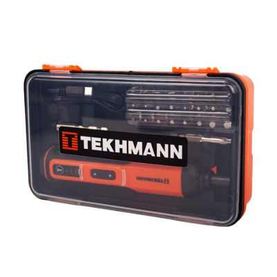 TEKHMANN Викрутка акумуляторна Tekhmann TCS-3.6/2000 KIT 3.6В 1х2А·год 5Нм 250об/хв 0.25кг кейс