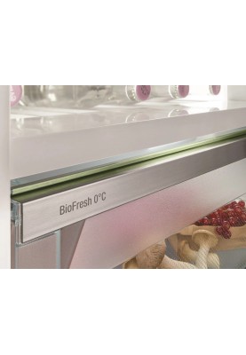 Liebherr Холодильна камера вбудована, 177x55.9х54.6, 291л, А++, ST, диспл внутр., BioFresh, білий