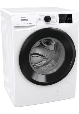 Gorenje Пральна машина фронтальна, 8кг, 1400, A+++, 55см, дисплей, інвертор, пара, Wi-Fi, білий