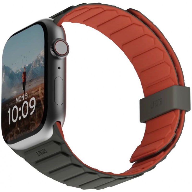 UAG Ремінець для Apple Watch Ultra 2/Ultra-49-45-44-42mm, Pathfinder, Olive/Rust