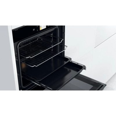 Whirlpool Духовий шафа Whirlpool електричний, 73л, A+, дисплей, конвекція, телескопічні напрямні, чорний