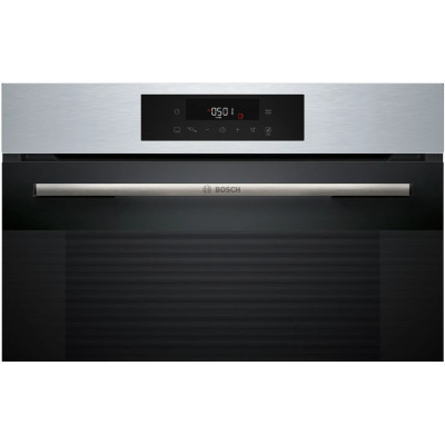 Bosch Духова шафа Bosch електрична, 76л, A, дисплей, конвекція, телескопічні направляючі (2 рівня), soft closing, нержавіюча сталь
