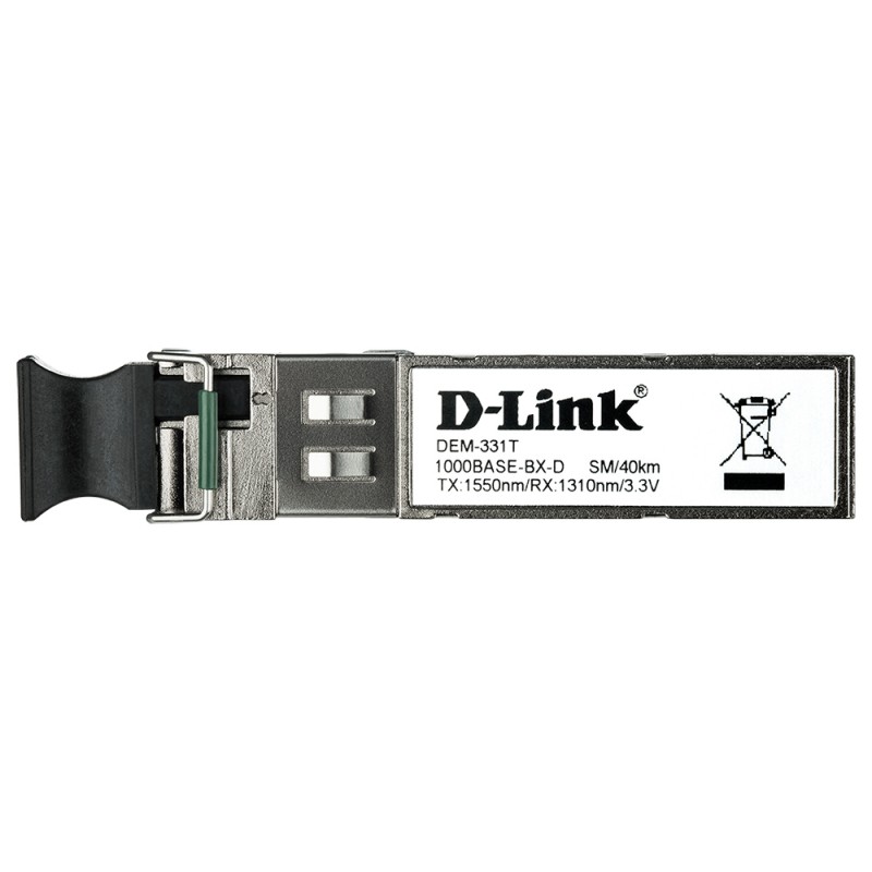 D-Link SFP-Трансівер 331T/40KM 1x1000Base-BX-D, WDM, SM, 40км, LC