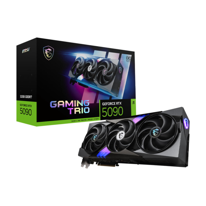 MSI Відеокарта GeForce RTX 5090 32GB GDDR7 GAMING TRIO OC