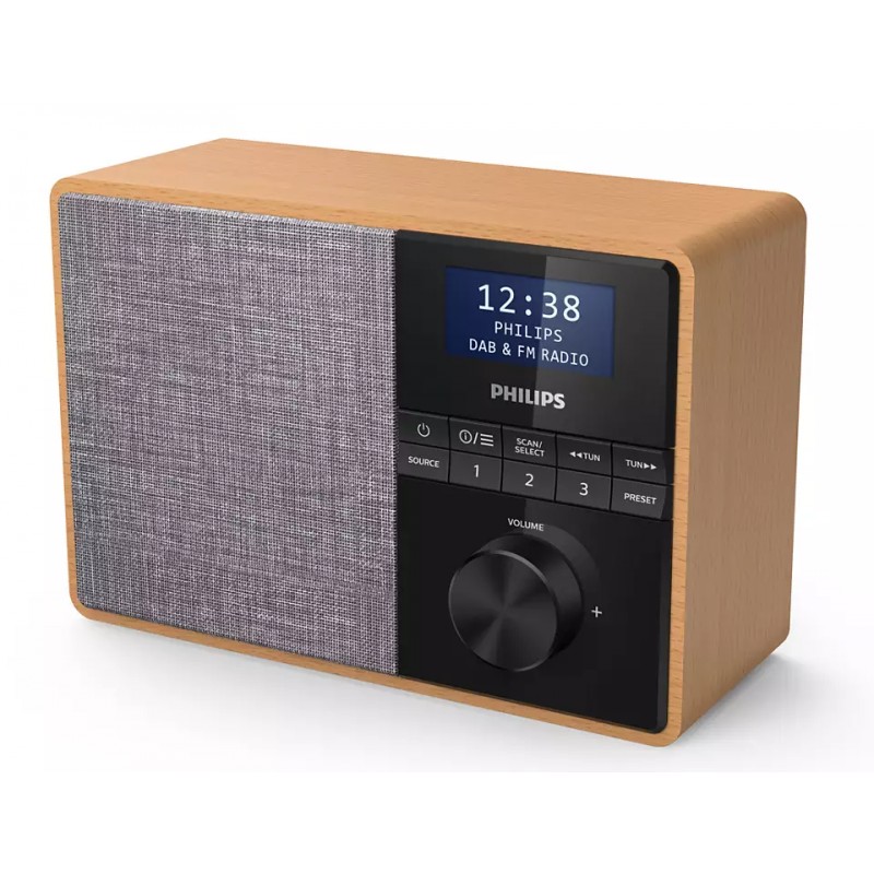 Philips Радіогодинник TAR5505 FM/DAB+, 5W, LCD, Wireless