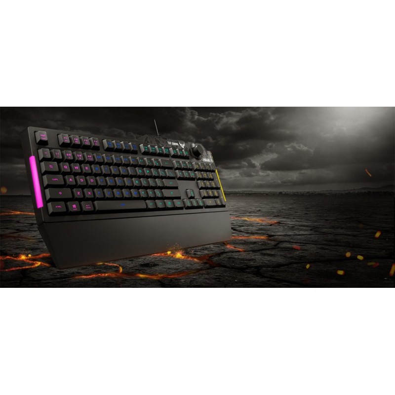 ASUS Клавіатура TUF Gaming K1 RGB 104key USB UA Black