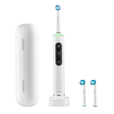 ARDESTO Щітка зубна електр., ETB-ID114W, 40т. колив/хв, насадок-1, з дісплеєм, IPX7, білий