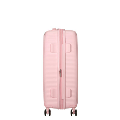 American Tourister Валіза American Tourister, Soundbox, поліпропілен, середня, 67см, 71.5/81л, TSA, 4 колеса, EXP, пастельно-рожевий