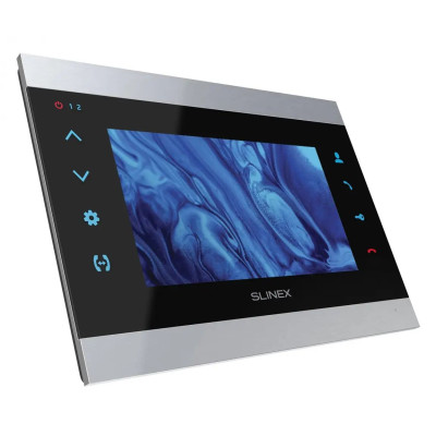 Slinex Відеодомофон SL-07N Cloud, IPS 7", детектор руху, переадресація, сріблястий чорний