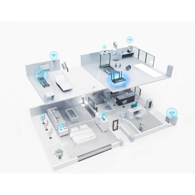 TP-Link Маршрутизатор EX220 AX1800 4xGE LAN 1xGE WAN TR-069