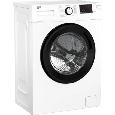 Beko Пральна машина фронтальна, 6кг, 1000, A+++, 45см, дисплей, інвертор, білий