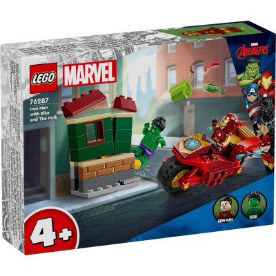 LEGO Конструктор Marvel Залізна Людина на мотоциклі Галк